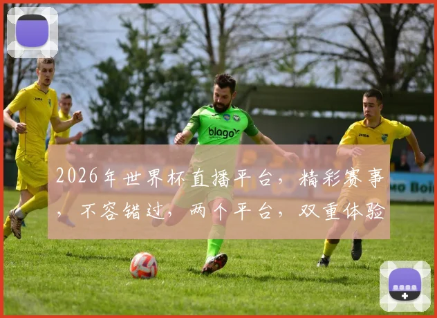 2026年世界杯直播平台，精彩赛事，不容错过，两个平台，双重体验，锁定观赛